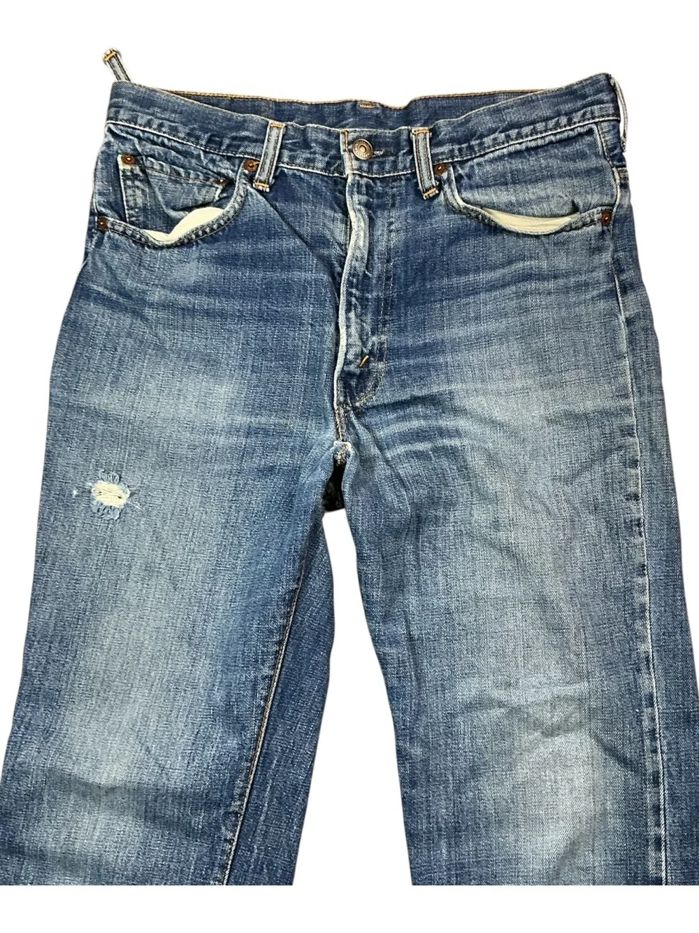 Vintage Levi’s 515-0217 70s boot cut medium wash jeans 32 x 31 USA made